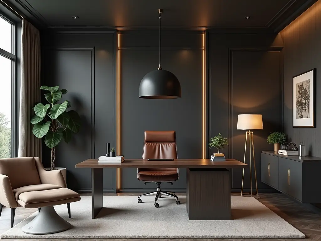 Private professional office interior